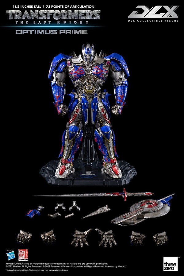 threezero Transformers The Last Knight DLX Optimus Prime Official
